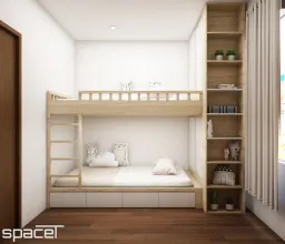 Phòng cho bé - Căn hộ Akari City 76m2 - Phong cách Japandi 