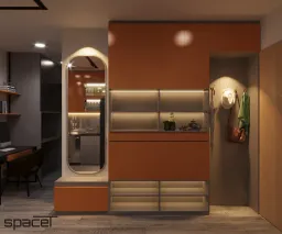 Lối vào - Căn hộ The Rainbow (Vinhomes Grand Park) - Phong cách Modern 