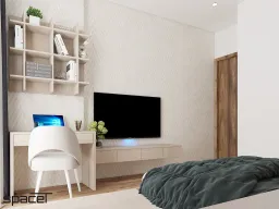 Phòng ngủ - Nhà phố Quận 12 - Phong cách Modern Minimalist 