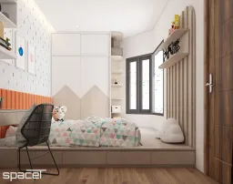 Phòng cho bé - Nhà phố Quận 12 - Phong cách Modern Minimalist 