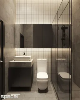 Phòng tắm - Villa Dầu Tiếng (Bình Dương) - Phong cách Modern 