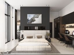Phòng ngủ - Villa Dầu Tiếng (Bình Dương) - Phong cách Modern 