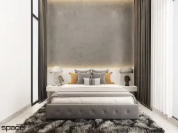 Phòng ngủ - Villa Dầu Tiếng (Bình Dương) - Phong cách Modern 