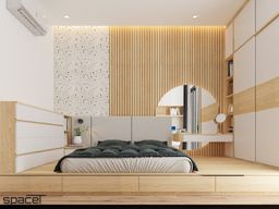 Phòng ngủ - Nhà phố Quận 12 119m2 - Phong cách Modern 