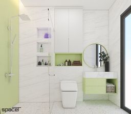Phòng tắm - Nhà phố Quận 12 119m2 - Phong cách Modern 