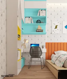 Phòng cho bé - Nhà phố Quận 12 119m2 - Phong cách Modern 