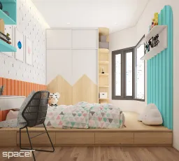 Phòng cho bé - Nhà phố Quận 12 119m2 - Phong cách Modern 