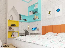 Phòng cho bé - Nhà phố Quận 12 119m2 - Phong cách Modern 