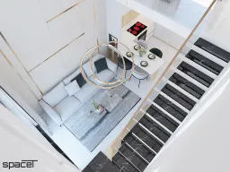 Phòng khách - Nhà phố Quận 12 119m2 - Phong cách Modern 