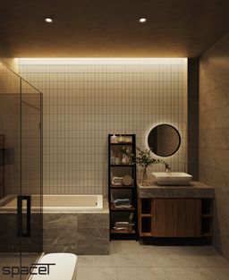 Phòng tắm - Biệt thự Dầu Tiếng (Bình Dương) - Phong cách Industrial 