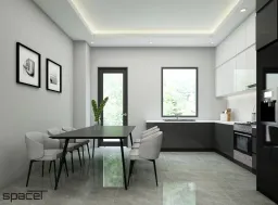 Phòng bếp, Phòng ăn - Nhà phố Phước Điền Citizen - Phong cách Modern 