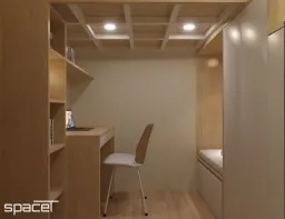 Phòng làm việc - Nhà phố Bình Thạnh - Phong cách Scandinavian 