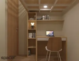 Phòng làm việc - Nhà phố Bình Thạnh - Phong cách Scandinavian 