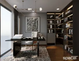 Phòng làm việc - Căn hộ Eco Green Saigon Quận 7 - Phong cách Modern 
