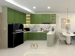 Phòng bếp - Căn hộ Citi Esto - Phong cách Modern 