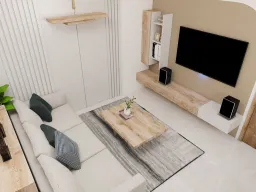 Phòng khách - Căn hộ Homyland 3 Quận 2 - Phong cách Modern 