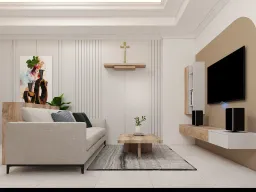 Phòng khách - Căn hộ Homyland 3 Quận 2 - Phong cách Modern 