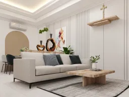 Phòng khách - Căn hộ Homyland 3 Quận 2 - Phong cách Modern 