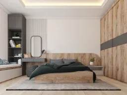 Phòng ngủ - Căn hộ Homyland 3 Quận 2 - Phong cách Modern 