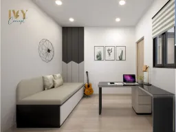 Phòng làm việc, Góc thư giãn - Căn hộ Citi Esto Q.2 - Phong cách Modern 