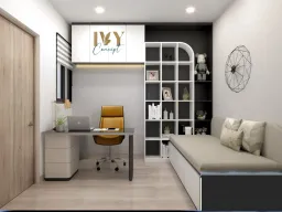 Phòng làm việc, Góc thư giãn - Căn hộ Citi Esto Q.2 - Phong cách Modern 