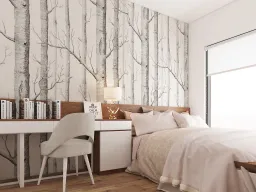Phòng ngủ - Căn hộ 50m2 The Origami (Vinhomes) - Phong cách Modern 