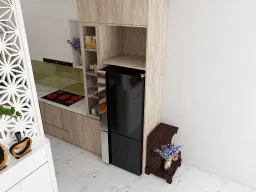 Phòng bếp - Nhà phố Hoàng Hoa Thám Q. Bình Thạnh - Phong cách Modern 