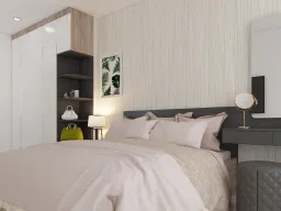 Phòng ngủ - Nhà phố Hoàng Hoa Thám Q. Bình Thạnh - Phong cách Modern 