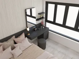Phòng ngủ - Nhà phố Hoàng Hoa Thám Q. Bình Thạnh - Phong cách Modern 
