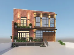 Ngoại cảnh - Nhà phố Mễ Cốc Quận 8 - Phong cách Modern 