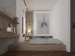 Phòng ngủ - Nhà phố Quang Trung Gò Vấp - Phong cách Modern 