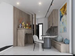 Phòng ăn - Nhà phố Quang Trung Gò Vấp - Phong cách Modern 