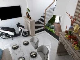 Phòng ăn - Nhà phố Quang Trung Gò Vấp - Phong cách Modern 
