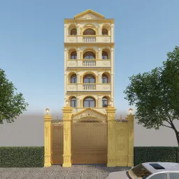 Mặt tiền - Nhà phố Trần Bá Giao Gò Vấp - Phong cách Neo Classic 