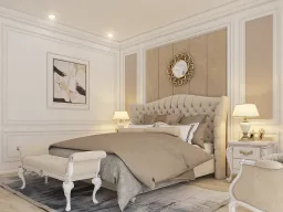 Phòng ngủ - Nhà phố Trần Bá Giao Gò Vấp - Phong cách Neo Classic 