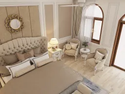 Phòng ngủ - Nhà phố Trần Bá Giao Gò Vấp - Phong cách Neo Classic 