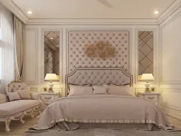 Phòng ngủ - Nhà phố Trần Bá Giao Gò Vấp - Phong cách Neo Classic 