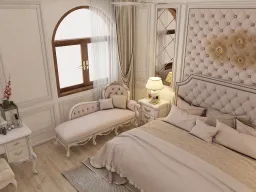 Phòng ngủ - Nhà phố Trần Bá Giao Gò Vấp - Phong cách Neo Classic 
