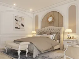 Phòng ngủ - Nhà phố Trần Bá Giao Gò Vấp - Phong cách Neo Classic 