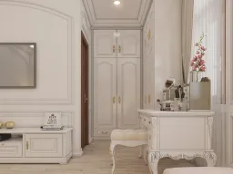 Phòng ngủ - Nhà phố Trần Bá Giao Gò Vấp - Phong cách Neo Classic 