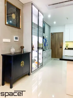 Lối vào - Căn hộ Opal 2PN - Phong cách Modern + Industrial 
