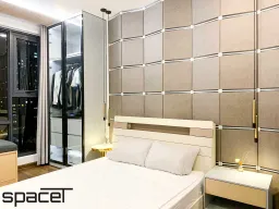 Phòng ngủ - Căn hộ Opal 2PN - Phong cách Modern + Industrial 