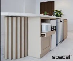 Phòng bếp - Căn hộ Midtown Quận 7 - Phong cách Modern 