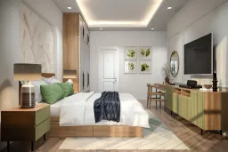 Phòng ngủ - Căn hộ Garden Court 1 Quận 7 - Phong cách Scandinavian + Modern 