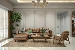 Phòng khách - Căn hộ Garden Court 1 Quận 7 - Phong cách Scandinavian + Modern 