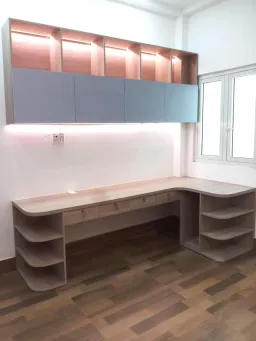Phòng làm việc - Biệt Thự Liền Kề - Phong cách Neo Classic + Modern 