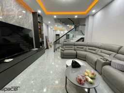 Phòng khách - Nhà phố Phước Điền Citizen Bình Dương - Phong cách Modern 