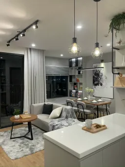 Phòng khách, Phòng ăn - Căn hộ Vinhomes Grand Park Quận 9 - Phong cách Modern 