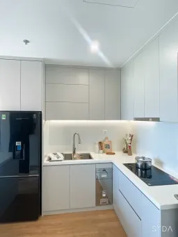 Phòng bếp - Căn hộ Vinhomes Grand Park Quận 9 - Phong cách Modern 