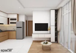 Phòng khách - Căn hộ Terra Mia 50m2 - Phong cách Modern  